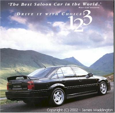 Amazingly the Lotus Carlton could be purchased from Vauxhall on Choices